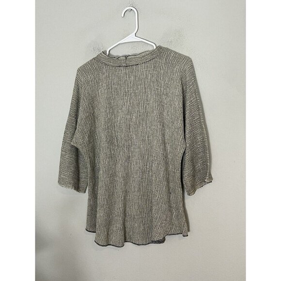 Monika Astara Joy Tunic Top Size Small Medium Gray Black - Picture 8 of 12